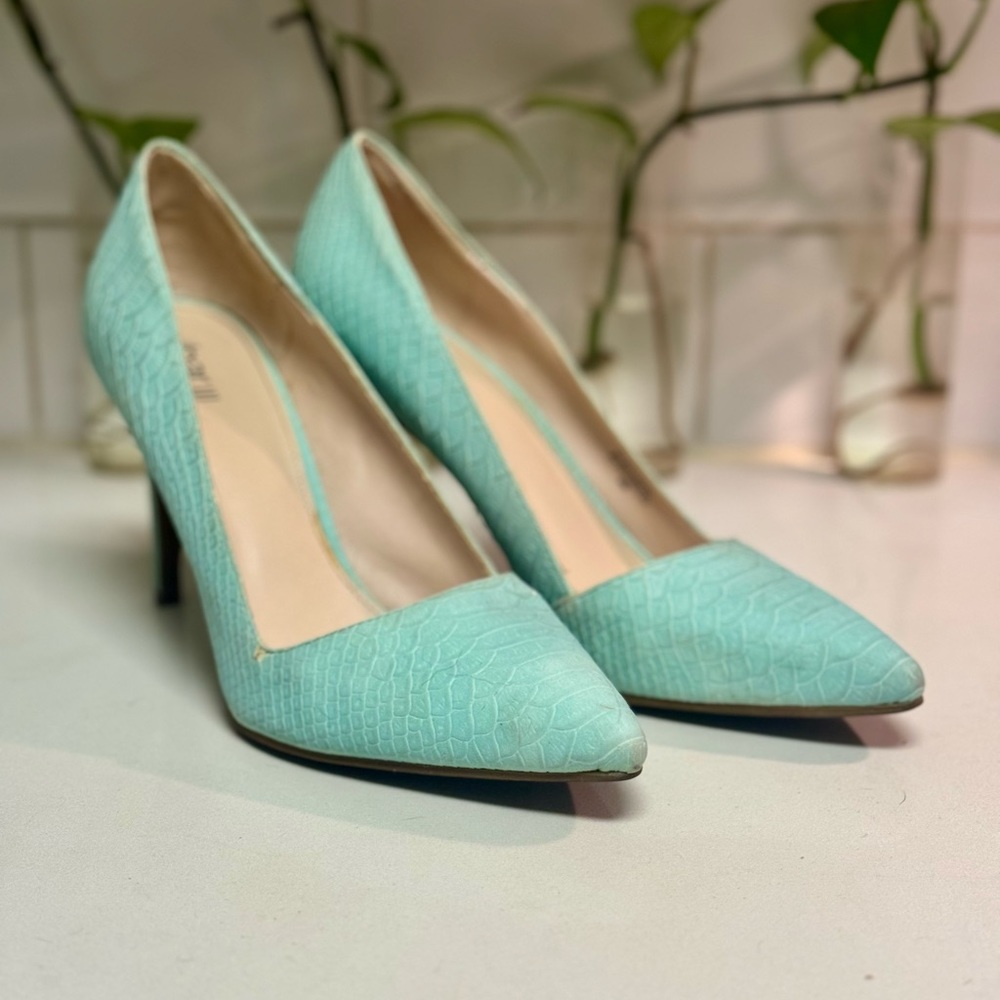 Bar III Light Blue Heels